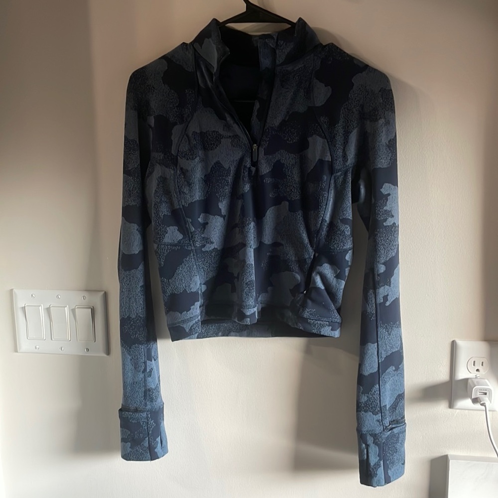 Lululemon Rulu Run Cropped Half Zip Size 6